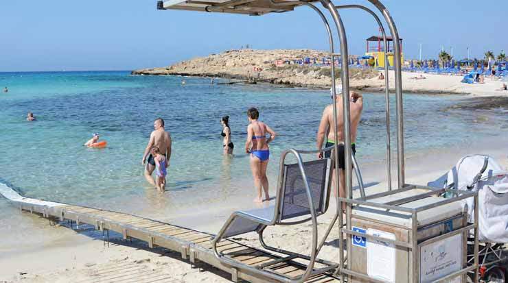 Ayia Napa offers seatrac device for people with disabilities