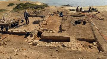 Associated features including buildings suggest that at least some of the quarrying activity is Roman