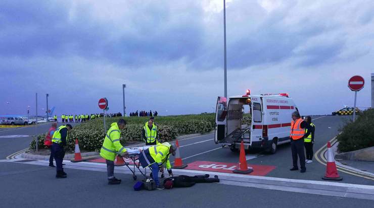 Exercise at Pafos International Airport 