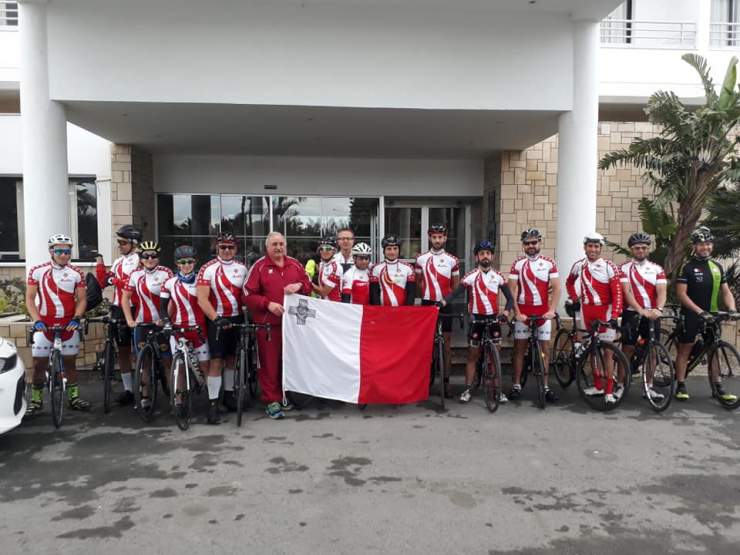 Louis Phaethon Beach Hotel service manager with the Malta Cycling Federation team 