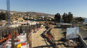 Del Mar Limassol construction wWorks in full wwing