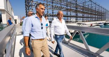 Ayia Napa Marina’s visit by Naguib Sawiris