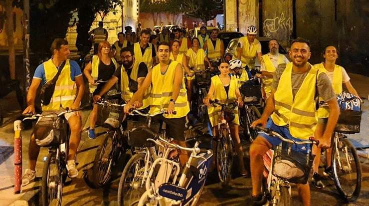 Night ride in Limassol’s city centre