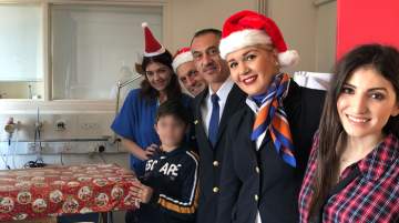 Blue Air’s staff Visited Children of Makarios Hospital