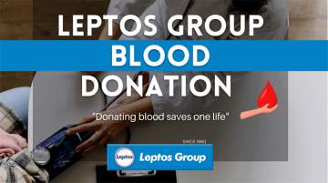 Leptos Group 18th Blood Donation