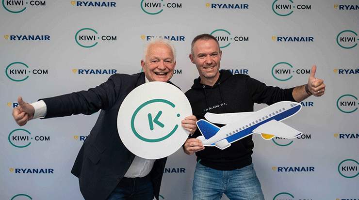 Ryanair and Kiwi partnership takes off