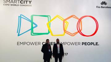 Christou and Zannetou at Smart City Expo World Congress