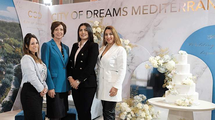 City of Dreams Mediterranean team at the Wedding Expo