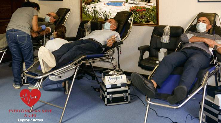 From the 17th Blood Donation of Leptos Estates