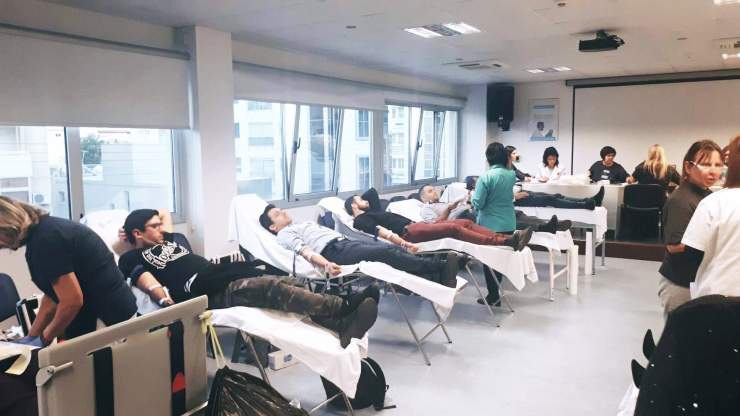 The Cyprus Shipping Chamber blood donation drive