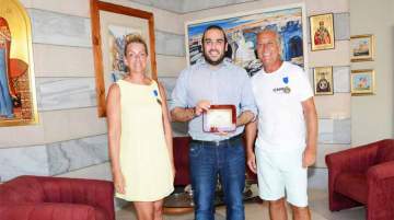 From left: Tracy Morris, Yiannis Karoussos and Laurence Morris